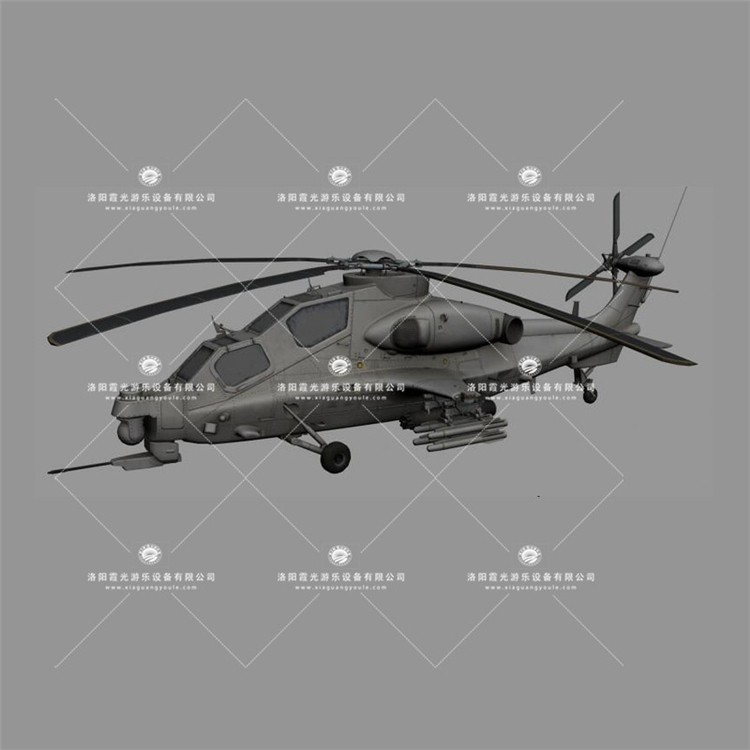 东成镇武装直升机3D模型